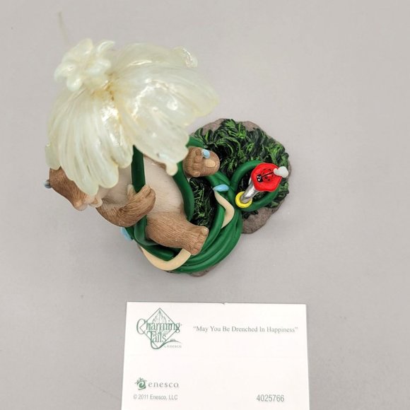 Charming Tails May You Be Drenched in Happiness Figurine Enesco - Picture 8 of 10